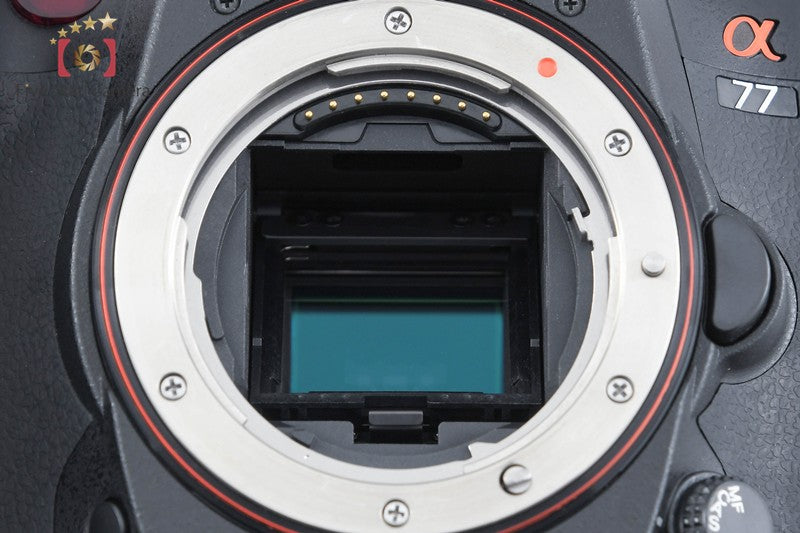 SONY α77 SLT-A77V 24.3 MP Digital Camera [Japanese Language Only] from Japan