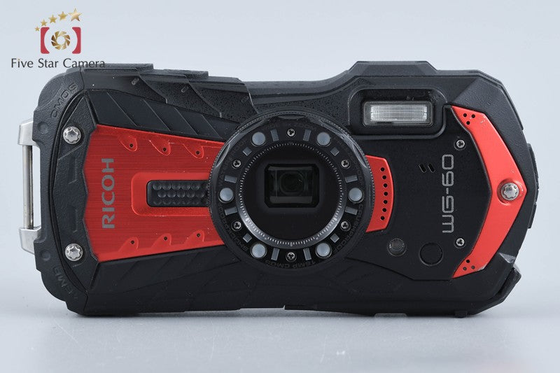 Ricoh PENTAX WG-60 Red 16.0 MP Waterproof Action Camera w/ Box from Japan