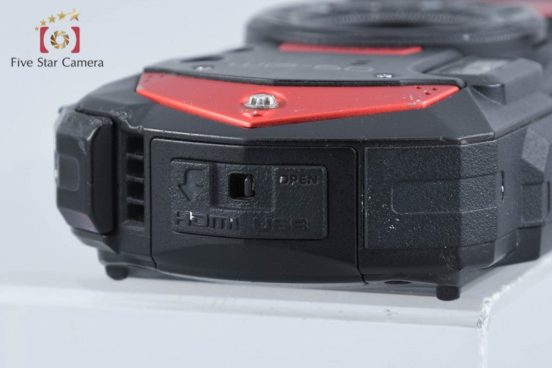 Ricoh PENTAX WG-60 Red 16.0 MP Waterproof Action Camera w/ Box from Japan