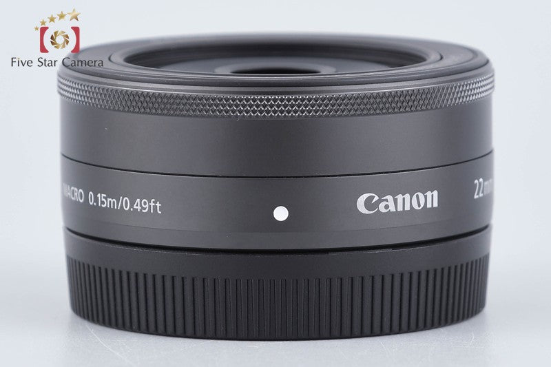 Canon EF-M 22mm f/2 STM Black from Japan