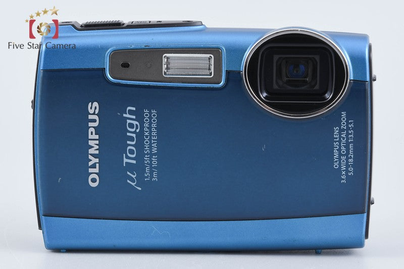 "Shutter count 395" Olympus μ TOUGH-3000 Blue 12.0 MP Digital Camera from Japan