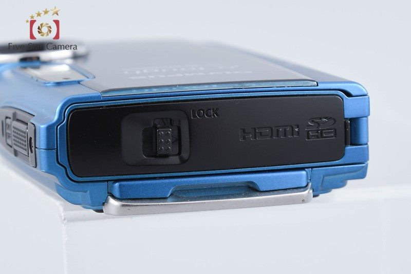 "Shutter count 395" Olympus μ TOUGH-3000 Blue 12.0 MP Digital Camera from Japan