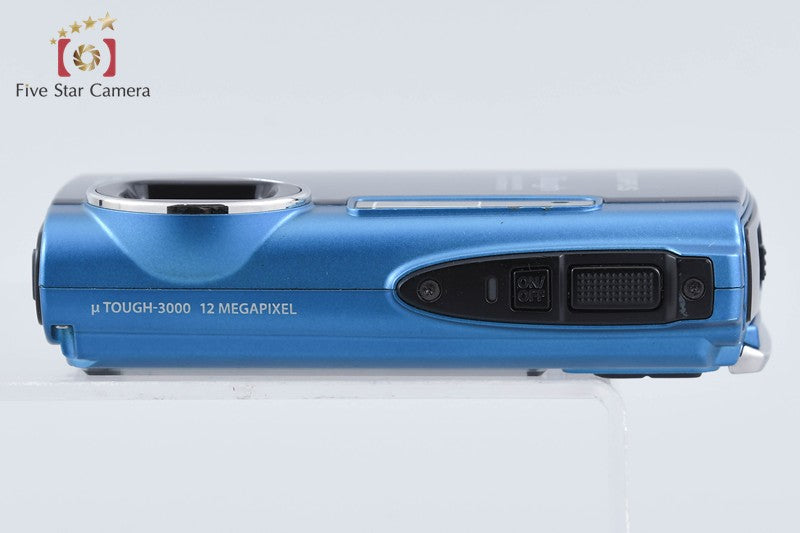 "Shutter count 395" Olympus μ TOUGH-3000 Blue 12.0 MP Digital Camera from Japan