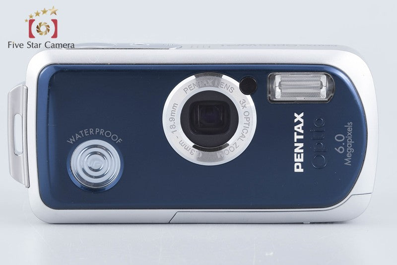 PENTAX Optio WPi Navy Blue 6.0 MP Waterproof Digital Camera from Japan