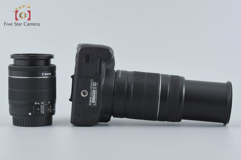 Canon EOS Kiss X7 / Rebel SL1 / 100D 18.0 MP 18-55 55-250 Lenses from Japan