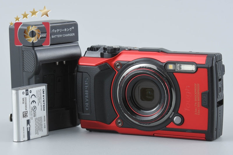 Olympus Tough TG-6 Red 12.0 MP 15m Waterproof Digital Camera from Japan
