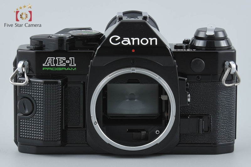 Canon AE-1 PROGRAM Black 35mm SLR Film Camera Body from Japan