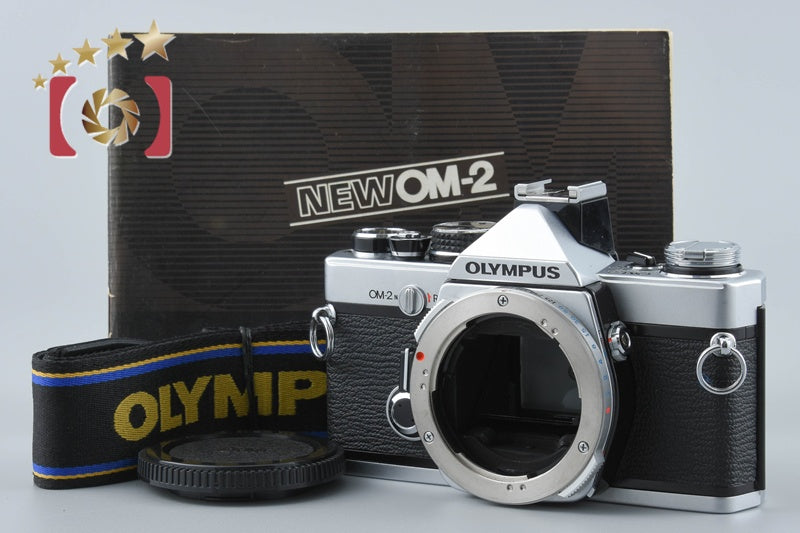 Olympus OM-2N Silver 35mm SLR Film Camera Body w/ Data Back from Japan