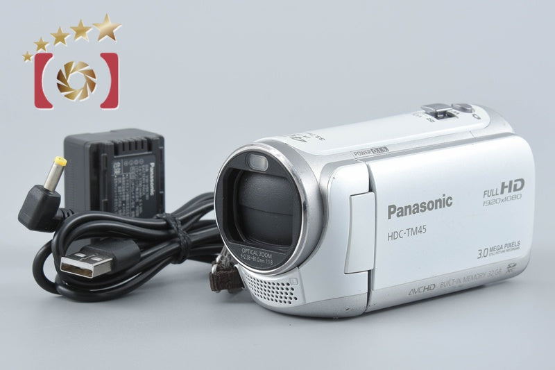 Panasonic HDC-TM45 Clear White Digital Hi-Vision Video Camera from Japan