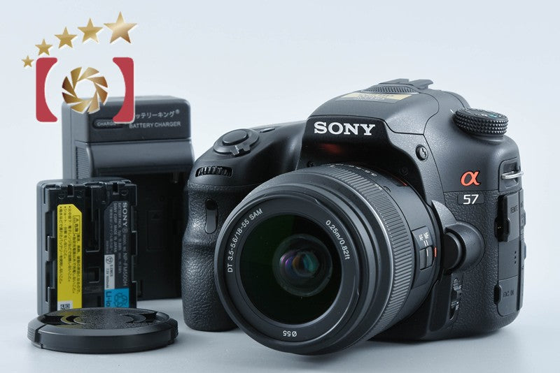 SONY α57 SLT-A57 16.1 MP 18-55 Lens [Japanese Language Only] from Japan