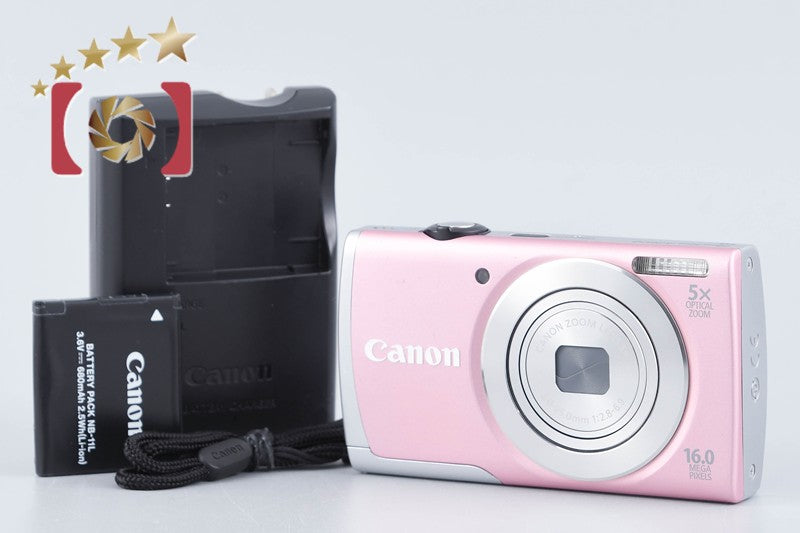 Canon PowerShot A2600 Pink 16.0 MP Digital Camera from Japan