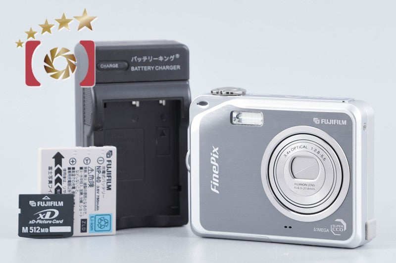 Fujifilm FinePix V10 Gun Metallic 5.1 MP Digital Camera from Japan