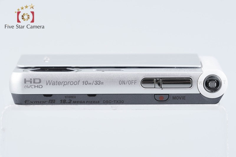 Sony Cyber-Shot DSC-TX30 Silver Digital Camera[Japanese Language Only]from Japan