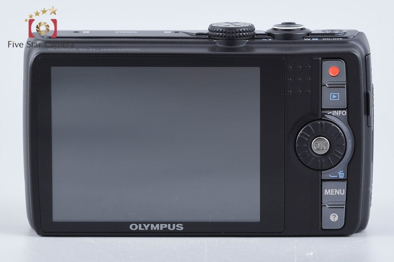 Olympus Stylus SH-21 Black 16.0 MP Digital Camera w/ Box from Japan