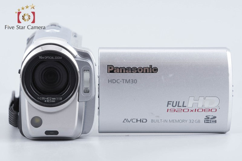 Panasonic HDC-TM30 Platinum Silver Full Hi-Vision Digital Camcorder from Japan