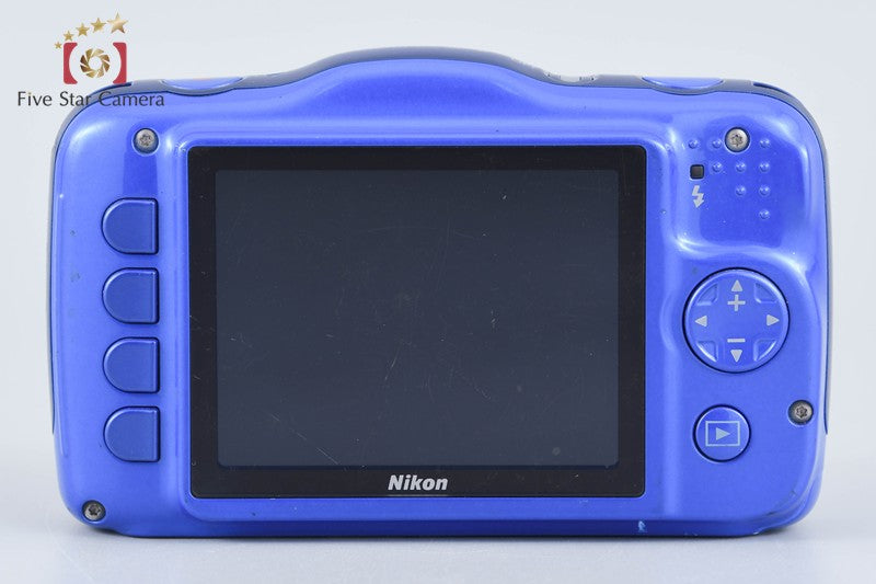 Nikon COOLPIX S32 Blue 13.2 MP Digital Camera from Japan