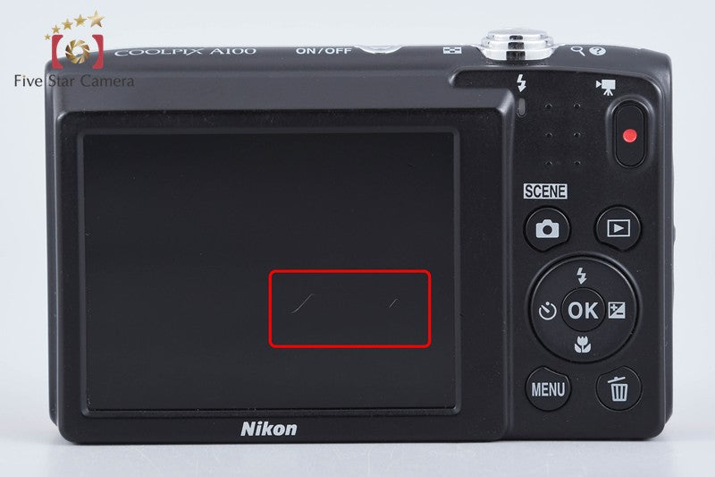 Nikon COOLPIX A100 Red 20.1 MP Digital Camera from Japan