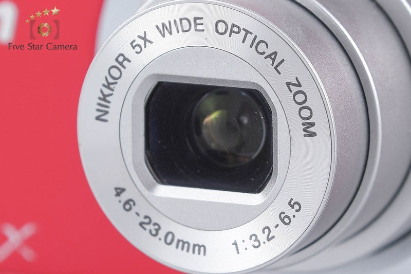 Nikon COOLPIX A100 Red 20.1 MP Digital Camera from Japan