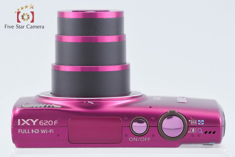 Canon IXY 620F Pink 12.1 MP Digital Camera from Japan
