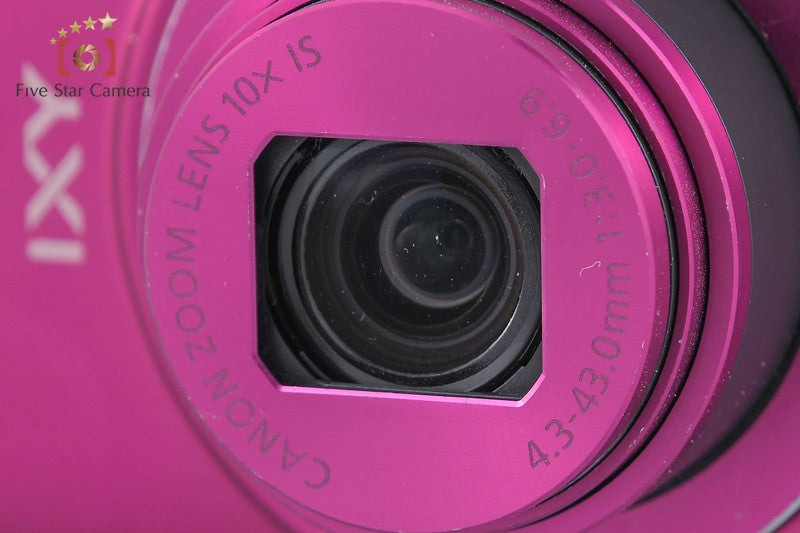 Canon IXY 620F Pink 12.1 MP Digital Camera from Japan