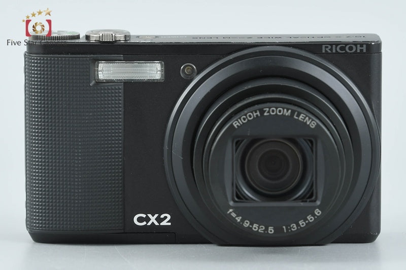 "Shutter count 324" Ricoh CX2 Black 9.3 MP Digital Camera from Japan
