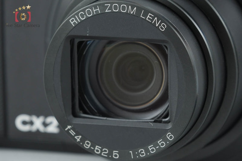 "Shutter count 324" Ricoh CX2 Black 9.3 MP Digital Camera from Japan