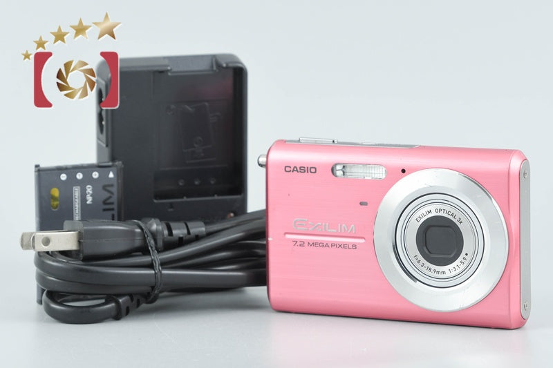 CASIO EXILIM EX-Z75 Pink 7.2 MP Digital Camera from Japan