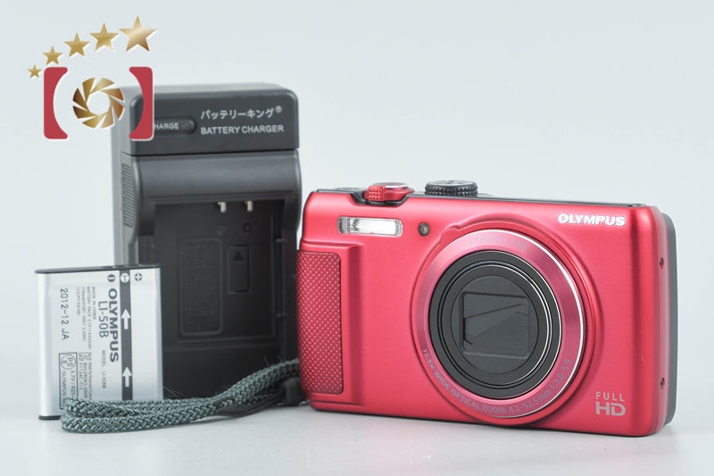 Olympus Stylus SH-21 Red 16.0 MP Digital Camera from Japan