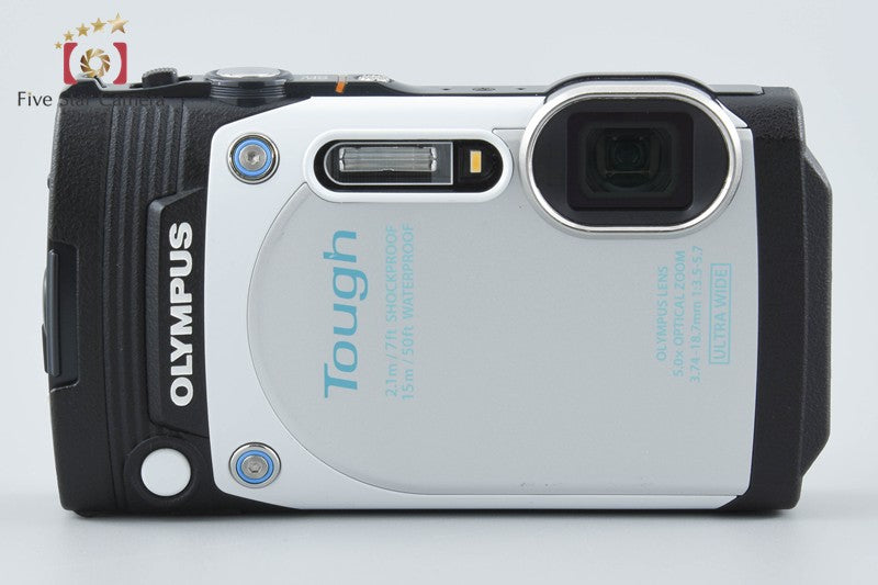 Olympus STYLUS TG-870 Tough White 16.0 MP Waterproof Digital Camera from Japan