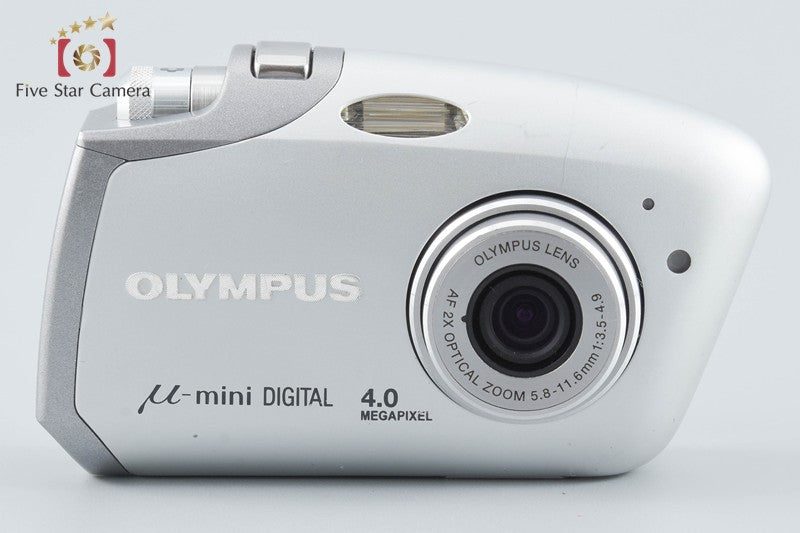 Olympus μ-mini DIGITAL Jewelry Silver 4.0 MP Digital Camera from Japan