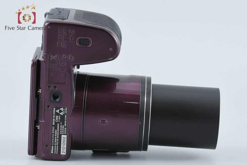 Nikon COOLPIX B500 Plum 16.0 MP Digital Camera w/ Box from Japan