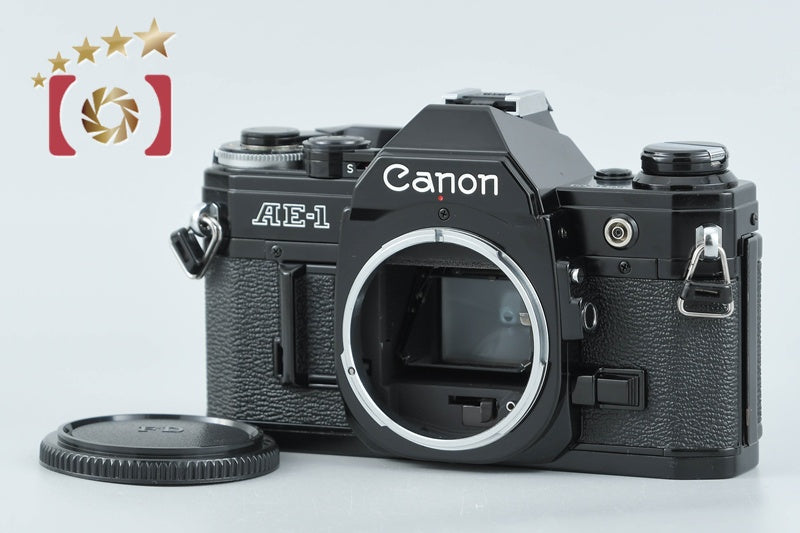 Canon AE-1 Black 35mm SLR Film Camera Body from Japan