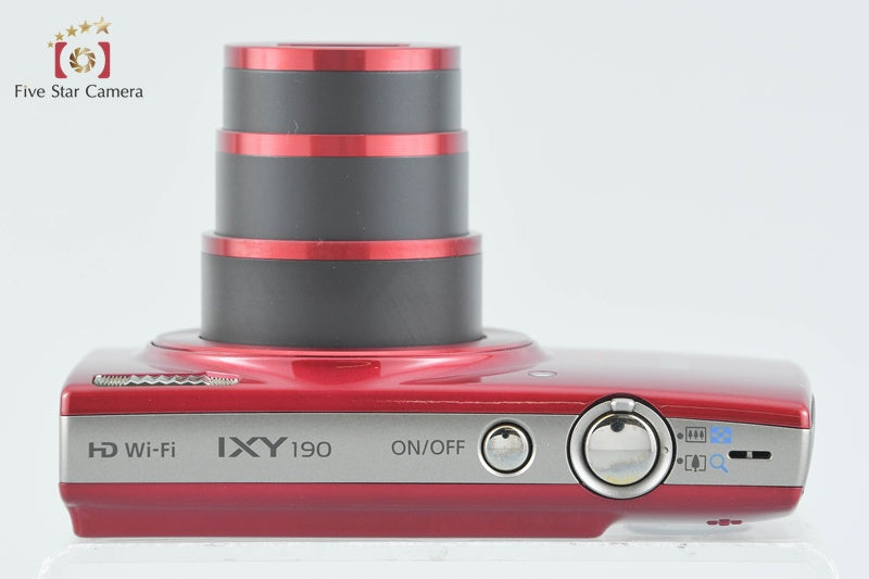 Canon IXY 190 Red 20.0 MP Digital Camera from Japan