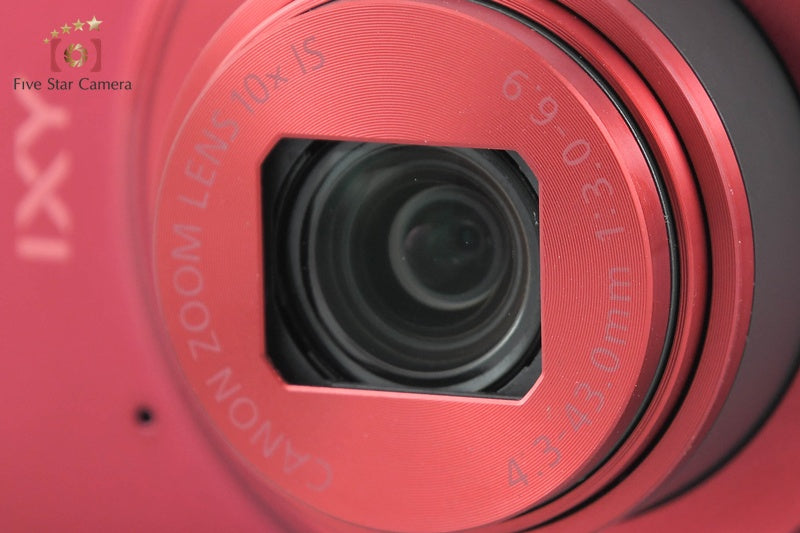 Canon IXY 190 Red 20.0 MP Digital Camera from Japan