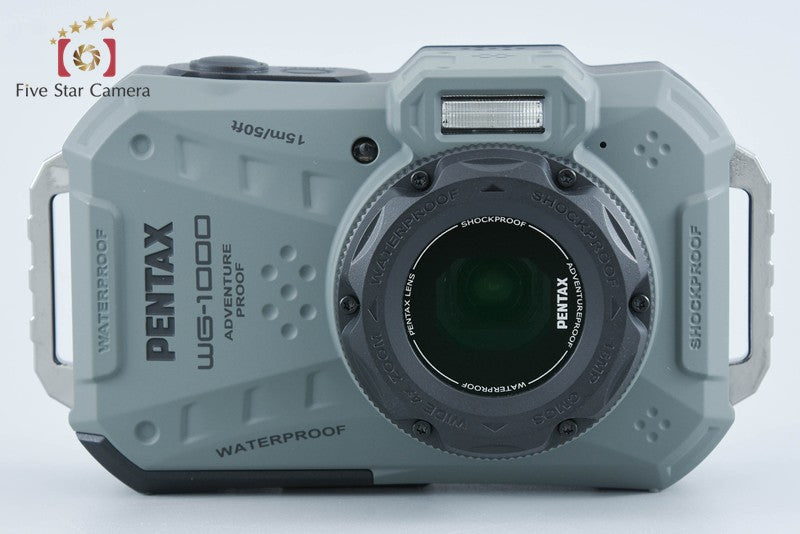 RICOH PENTAX WG-1000 Olive 16.3 MP Waterproof Action Camera w/ Box from Japan