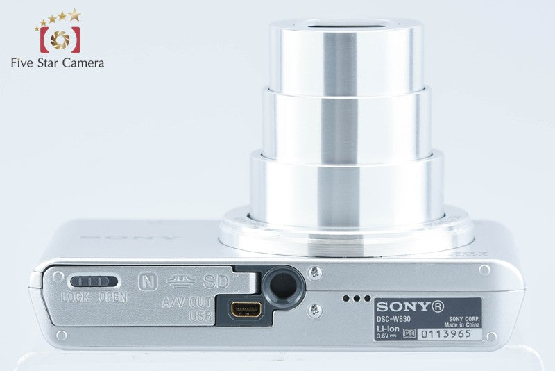 Sony Cyber-Shot DSC-W830 Silver Digital Camera[Japanese Language Only]from Japan
