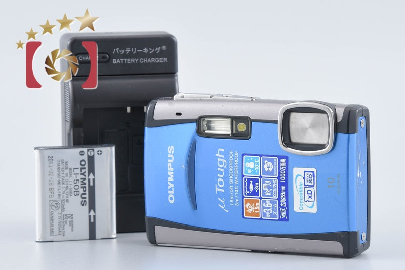 Olympus μ TOUGH-6000 Blue 10.0 MP Digital Camera from Japan