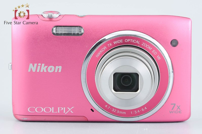 Nikon COOLPIX S3500 Strawberry Pink 20.0 MP Digital Camera from Japan