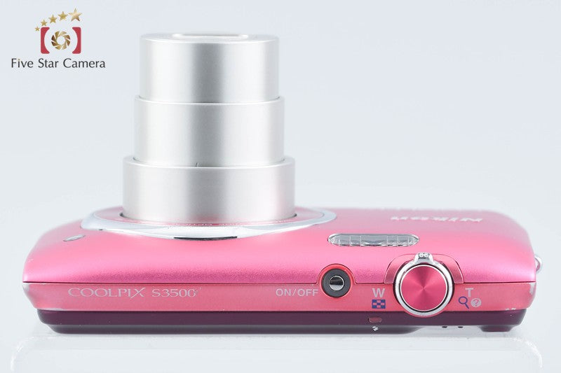Nikon COOLPIX S3500 Strawberry Pink 20.0 MP Digital Camera from Japan