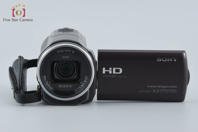SONY HANDYCAM HDR-CX535 Brown Video Camera [Japanese Language Only] from Japan