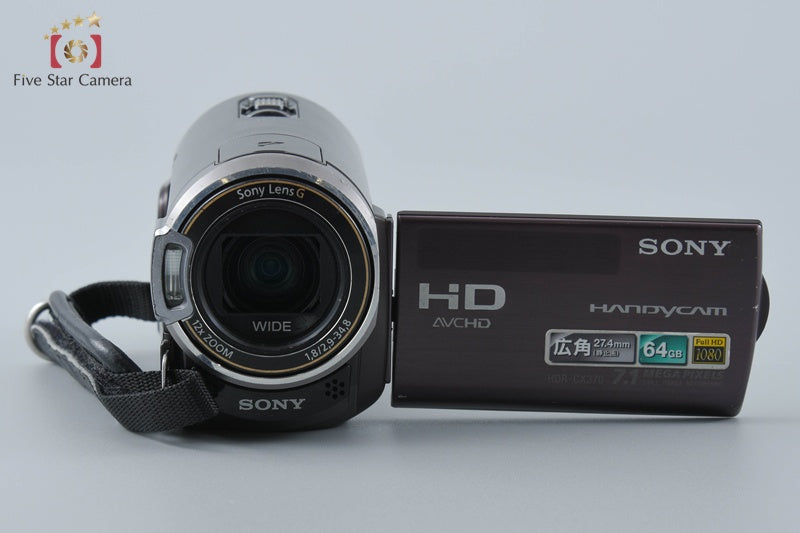 Sony Handycam HDR-CX370V Full HD Camcorder [Japanese Language Only] from Japan