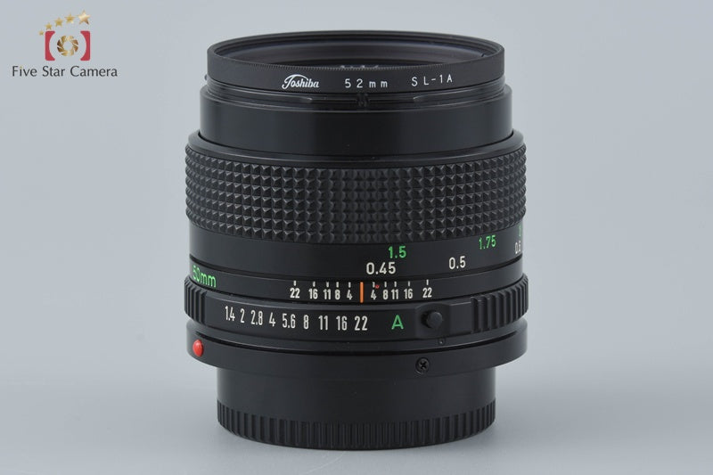 Canon New FD 50mm f/1.4 from Japan