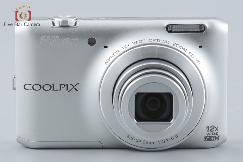 Nikon COOLPIX S6400 Crystal Silver 16.0 MP Digital Camera from Japan
