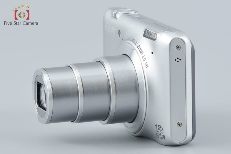 Nikon COOLPIX S6400 Crystal Silver 16.0 MP Digital Camera from Japan