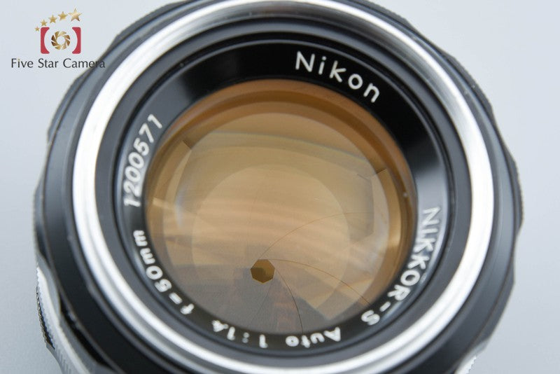 Nikon NIKKOR-S Auto 50mm f/1.4 Non Ai Lens
