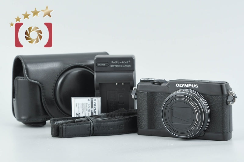 Olympus Stylus SH-1 Black 16.0 MP Digital Camera from Japan