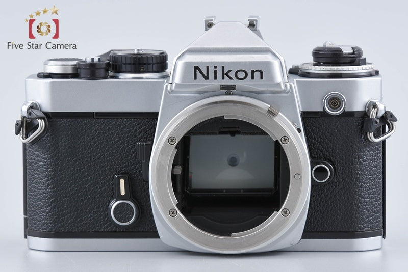 Nikon FE Silver 35mm SLR Film Camera Body from Japan