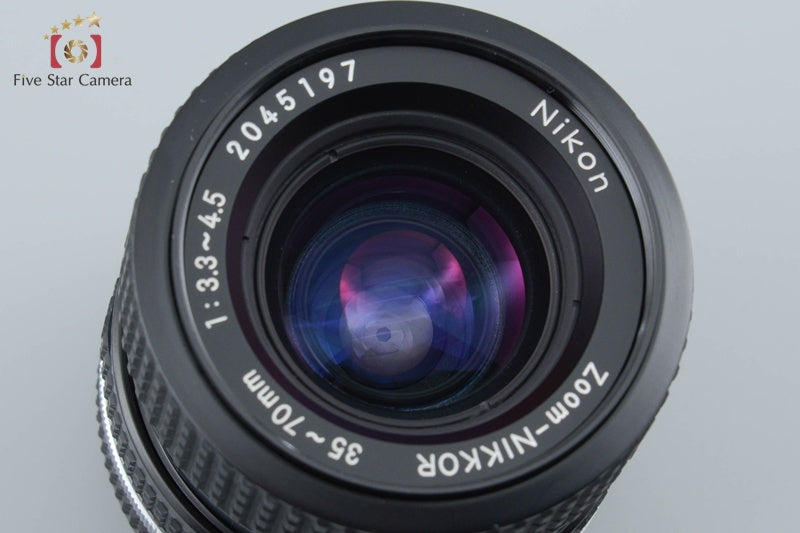 Nikon Ai-S Zoom NIKKOR 35-70mm f/3.3-4.5 from Japan