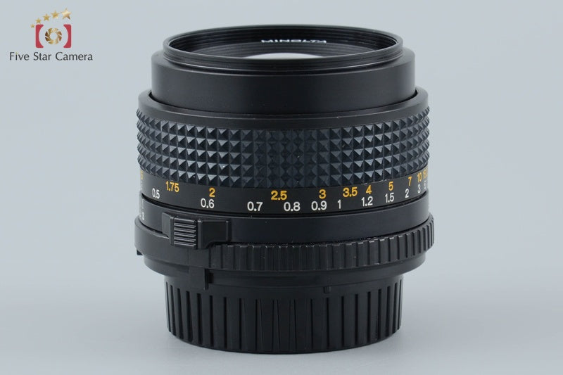 Minolta New MD 50mm f/1.4 from Japan
