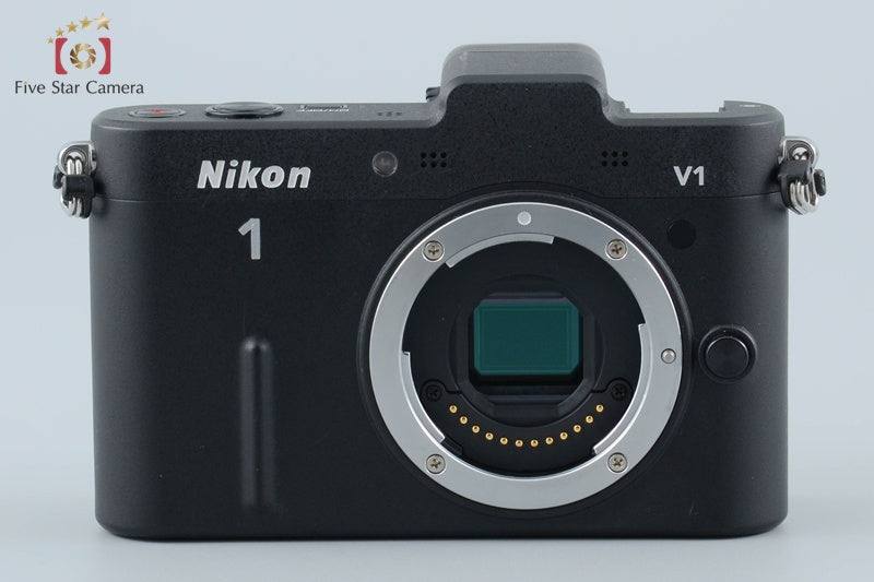 "Count 2,372" Nikon 1 V1 Black 10.1 MP Digital Mirrorless Camera Body from Japan